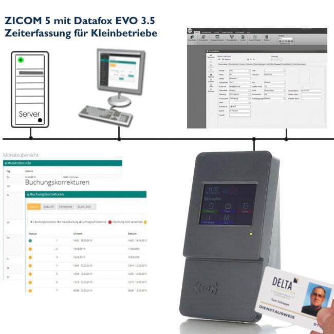 ZICOM5 10 Mitarbeiter mit EVO 3.5